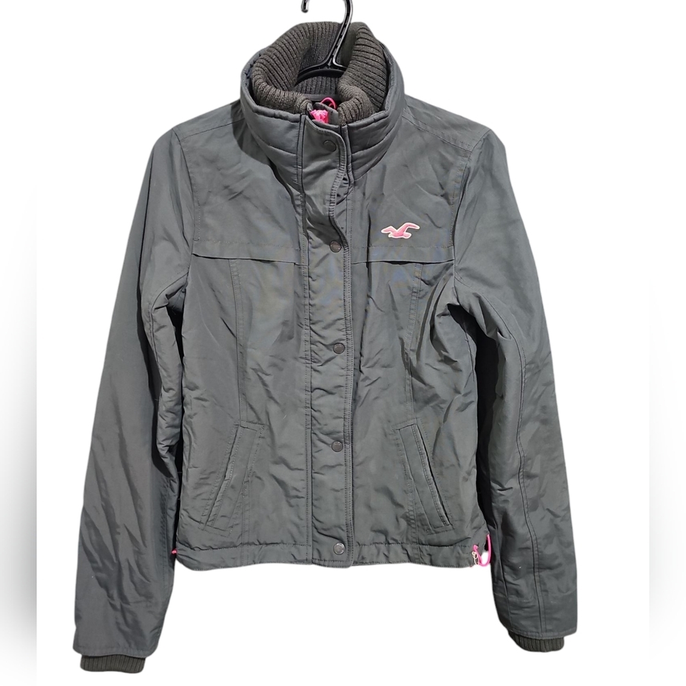 Hollister Women's Gray Jacket Sz S